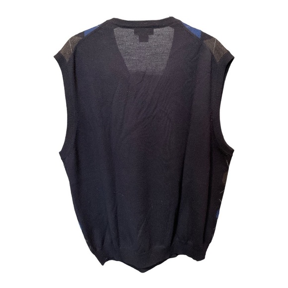 Brooks Brothers 346 100% Merino Wool Argyle Vest size L - Picture 2 of 3